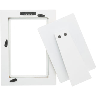 Mr. & Mrs. 5.5" x 7.5" MDF Frame (Holds 4" x 6" Photo)