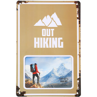 Out Hiking 8" x 11.75" Tin Frame (Holds 6" x 4" Photo)