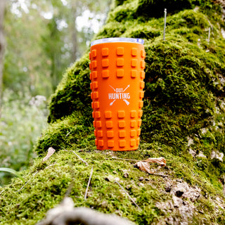 Out Hunting 20 oz Travel Tumbler with 3D Silicone Wrap