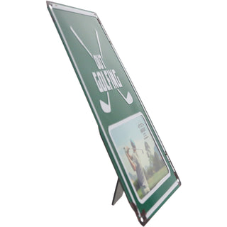 Out Golfing 8" x 11.75" Tin Frame (Holds 6" x 4" Photo)