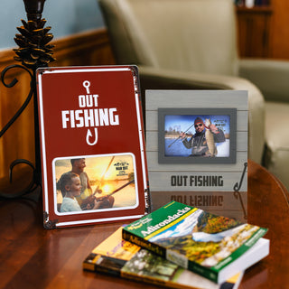 Fishing 8.75" Frame (Holds 6" x 4" Photo)
