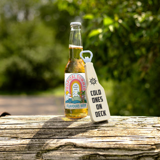 Boat 7" Bottle Opener Magnet