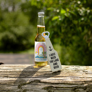 Lake 7" Bottle Opener Magnet