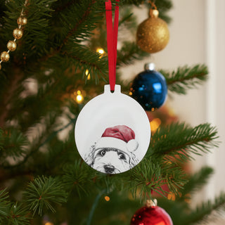 Dog 4" Ceramic Ornament