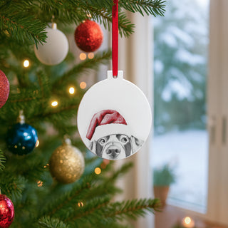 Lab 4" Ceramic Ornament