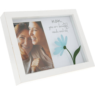 Beautiful Mom 9.5" x 7.5" Shadow Box Frame (Holds 4" x 6" Photo)
