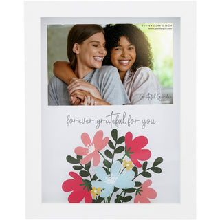 Grateful For You 7.5" x 9.5" Shadow Box Frame (Holds 6" x 4" Photo)