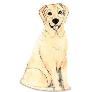 Brutus Yellow Labrador - 11.25" Large Dog Vase