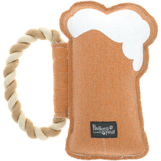Dog Is Home 9" Canvas Dog Toy on Rope