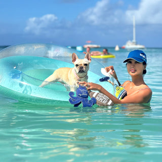 Salty 12" Canvas Dog Toy on Rope