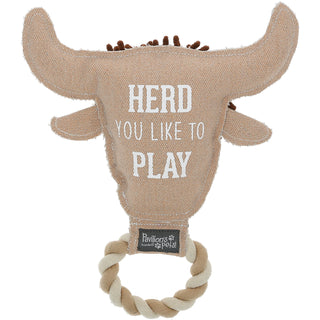 Herd 11" Canvas Dog Toy on Rope