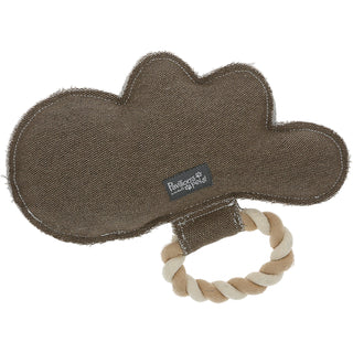 Howdy 11" x 8.5" Canvas Dog Toy on Rope