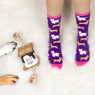 S'more 14.75" Canvas Dog Toy on Rope