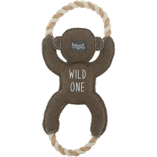 Wild 14" Canvas Dog Toy on Rope