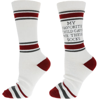Favorite Child M/L Unisex Crew Sock