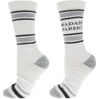 Badass Parent M/L Unisex Crew Sock