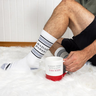 Badass Parent M/L Unisex Crew Sock