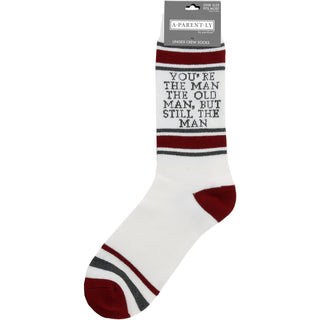 The Man M/L Unisex Crew Sock