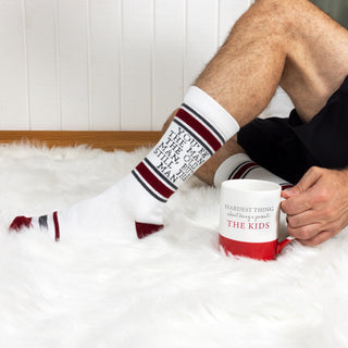 The Man M/L Unisex Crew Sock