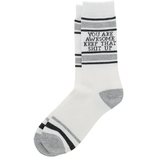 You Are Awesome M/L Unisex Crew Sock