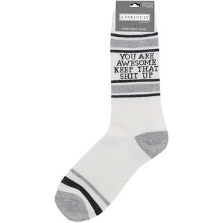 You Are Awesome M/L Unisex Crew Sock
