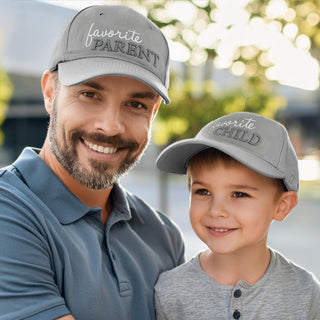 Favorite Adjustable Adult and Toddler (1-3 Y) Hat Set
