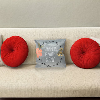 Nana 12" x 12" Micromink Pillow