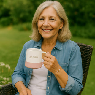 Love You Mom 18K Gold Plated Adjustable Bracelet