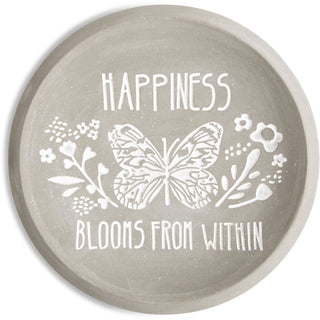 Happiness 5" Cement Keepsake Dish