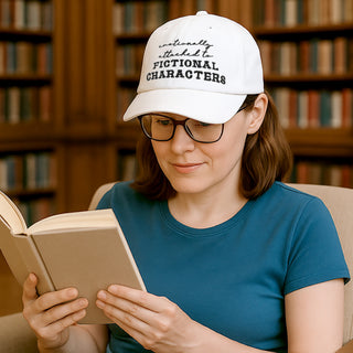 Emotionally Attached White Adjustable Hat