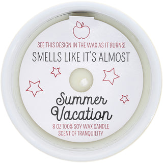 Teacher's Last Nerve 8 oz - 100% Soy Wax Reveal Candle Scent: Tranquility