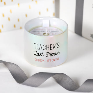 Teacher's Last Nerve 8 oz - 100% Soy Wax Reveal Candle Scent: Tranquility