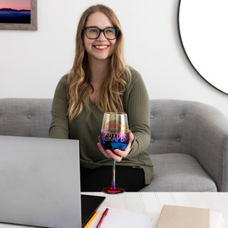 Forget Apples 16 oz Wine Glass