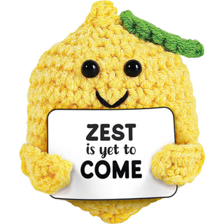 Lemon Crocheted Mini