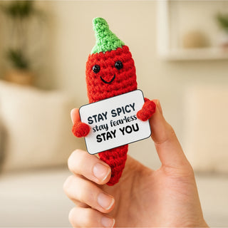 Chili Pepper Crocheted Mini
