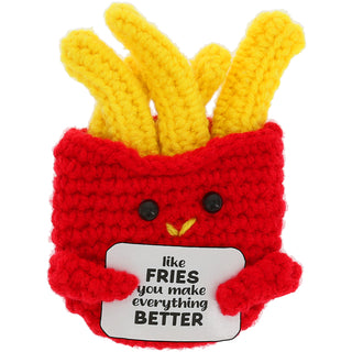 French Fry Crocheted Mini