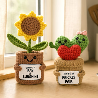 Sunflower Crocheted Mini