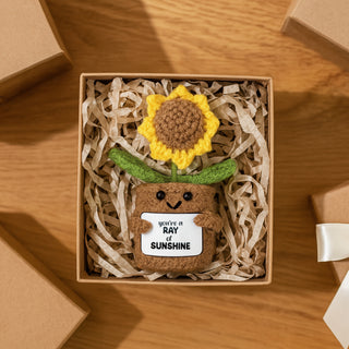 Sunflower Crocheted Mini