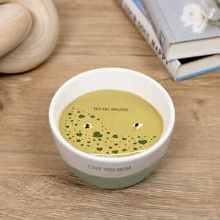 Love You Mom 11 oz - 100% Soy Wax Reveal Double Wick Candle Scent: Tranquility