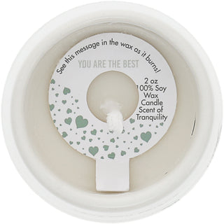 Love You Aunt 2 oz - 100% Soy Wax Reveal Candle Scent: Tranquility