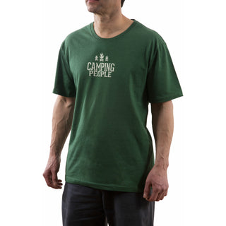 Camping People Small Green Unisex T-Shirt