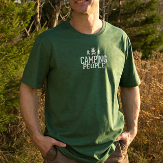 Camping People Small Green Unisex T-Shirt
