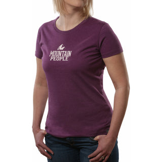 Mountain People Medium Purple Women's T-Shirt