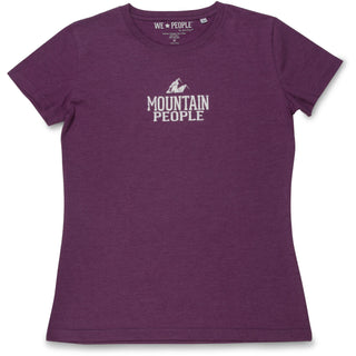 Mountain People Medium Purple Women's T-Shirt