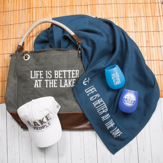 Lake People White Adjustable Hat