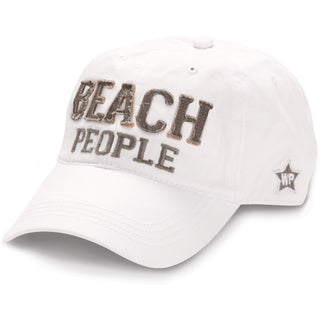 Beach People White Adjustable Hat