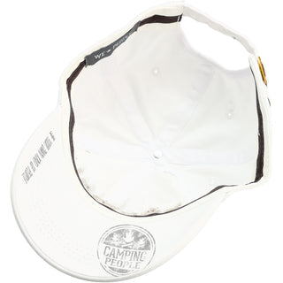 Camping People White Adjustable Hat
