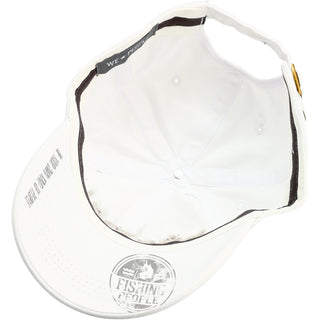 Fishing People White Adjustable Hat