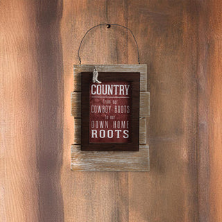 Country People 5.25" Self-Standing or Hanging Plaque