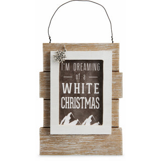 Mountain People 5.25" Self-Standing or Hanging Plaque